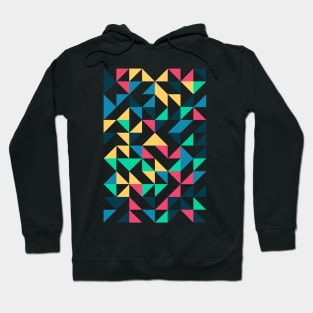 Creative Geometric Colourful Triangle Pattern #6 Hoodie